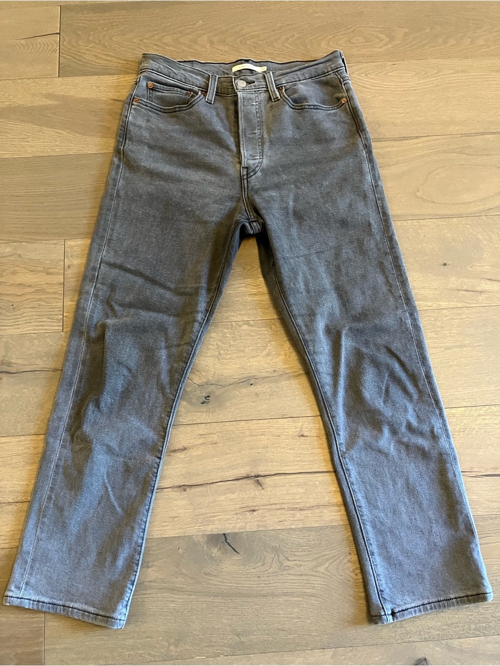 Levi Wedgie Straight Women’s Gray Jeans